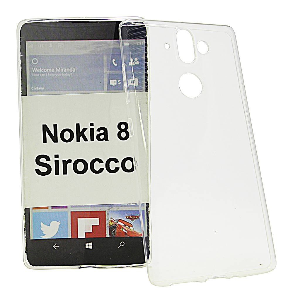 Ultra Thin TPU Deksel Nokia 8 Sirocco
