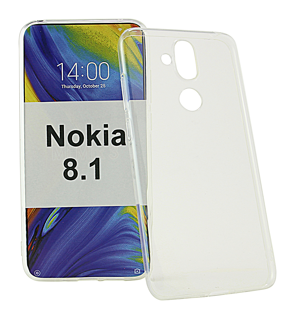 Ultra Thin TPU Deksel Nokia 8.1