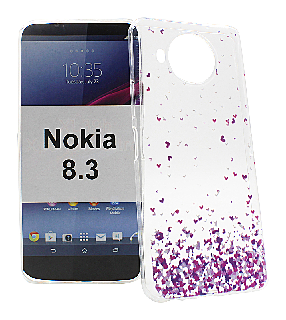 TPU Designdeksel Nokia 8.3