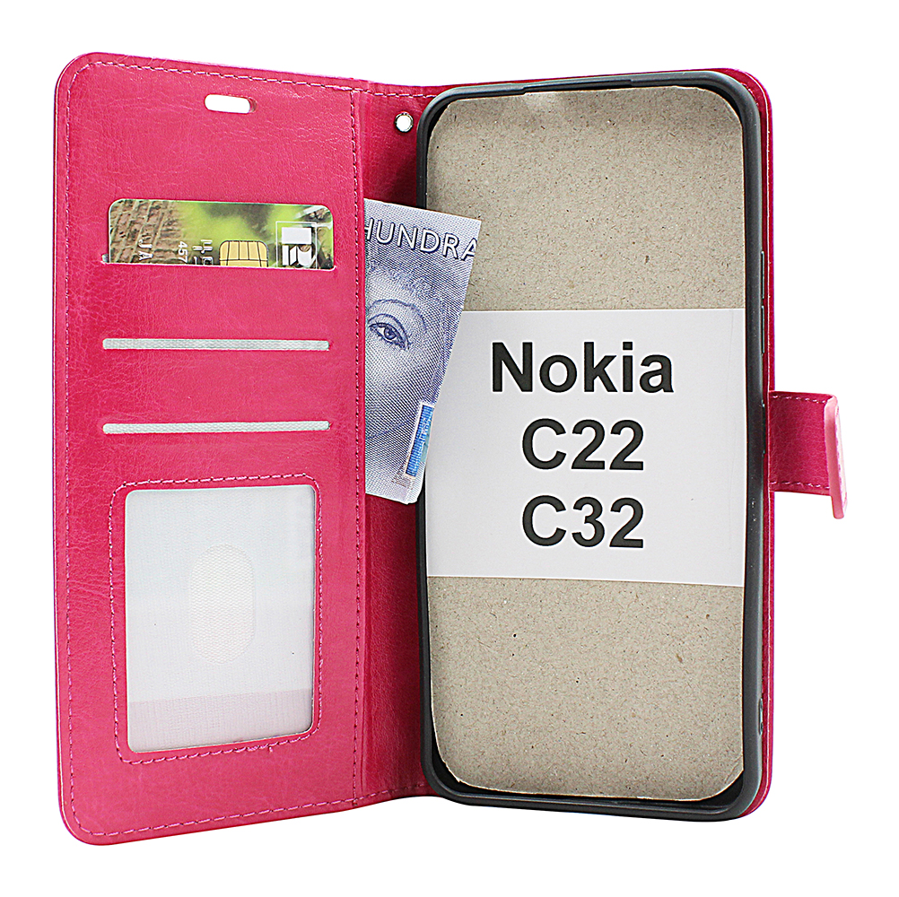 Crazy Horse Wallet Nokia C22 / C32