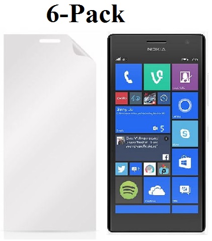 6-pakning Skjermbeskyttelse Nokia Lumia 735