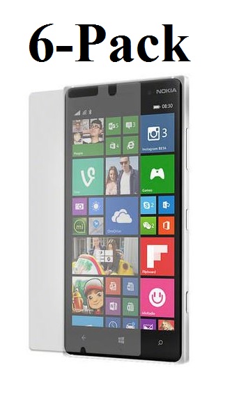 6-pakning Skjermbeskyttelse Nokia Lumia 830
