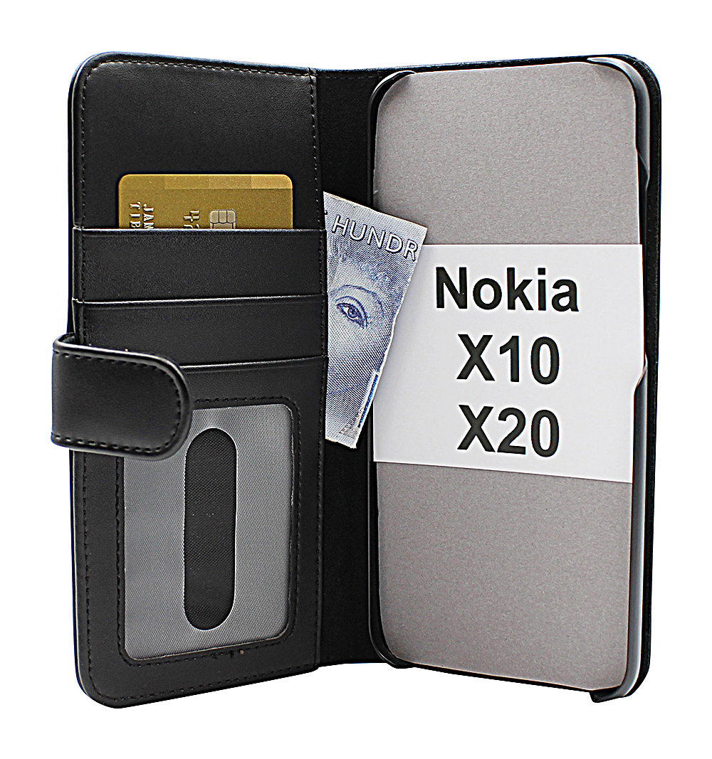 Skimblocker Lommebok-etui Nokia X10 / Nokia X20