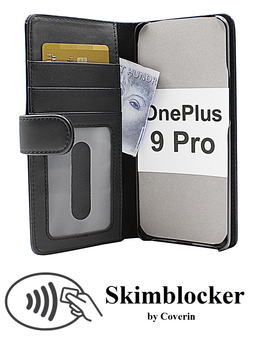 Skimblocker Lommebok-etui OnePlus 9 Pro