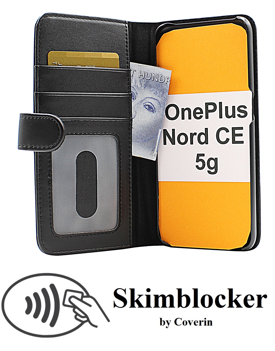 Skimblocker Lommebok-etui OnePlus Nord CE 5G