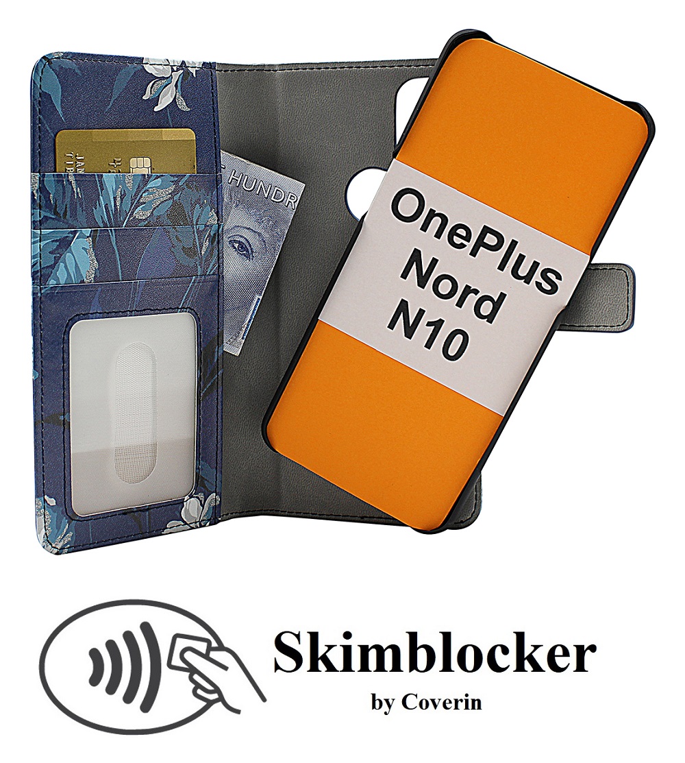 Skimblocker Magnet Designwallet OnePlus Nord N10