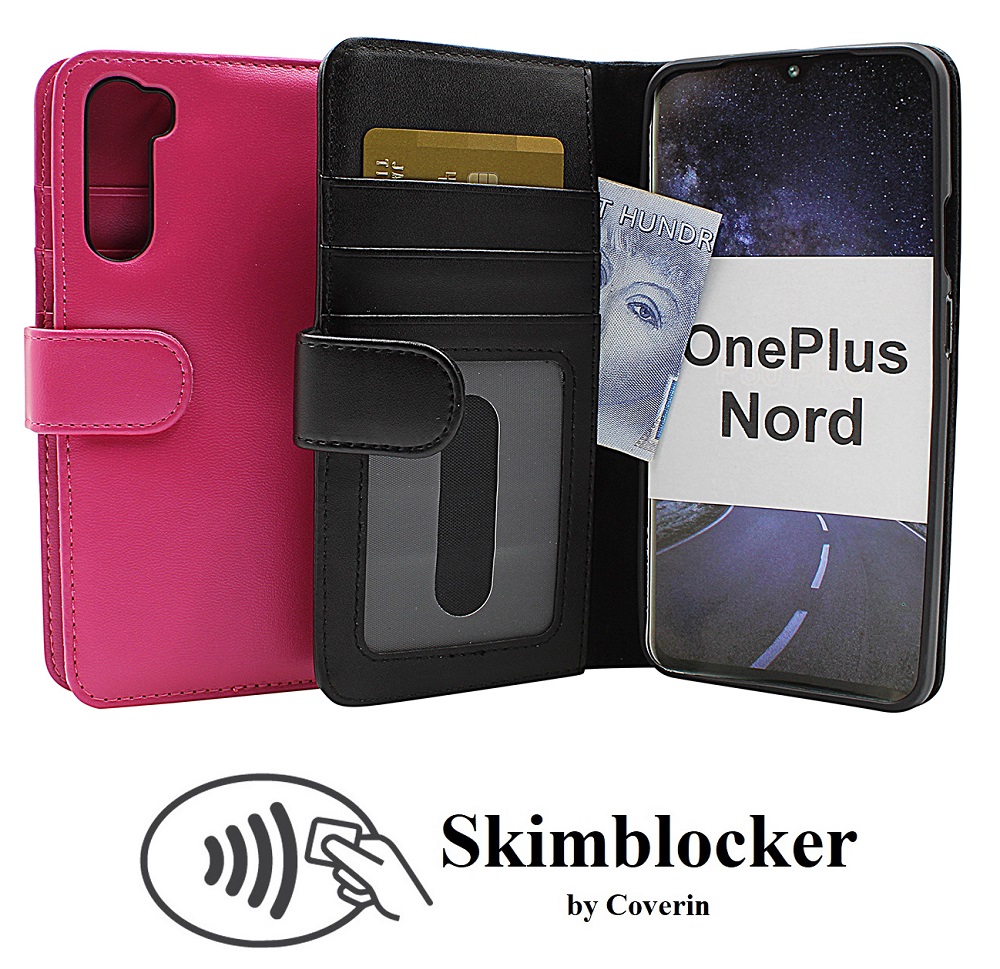 Skimblocker Lommebok-etui OnePlus Nord