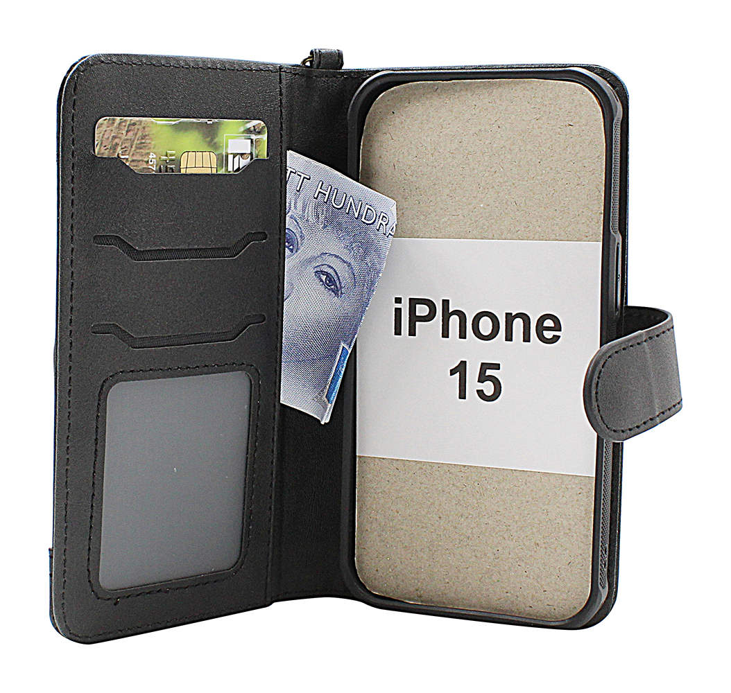Snap Magnet Wallet deksel iPhone 15