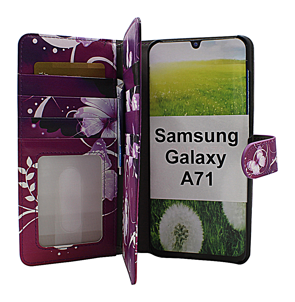 Skimblocker XL Magnet Designwallet Samsung Galaxy A71 (A715F/DS)