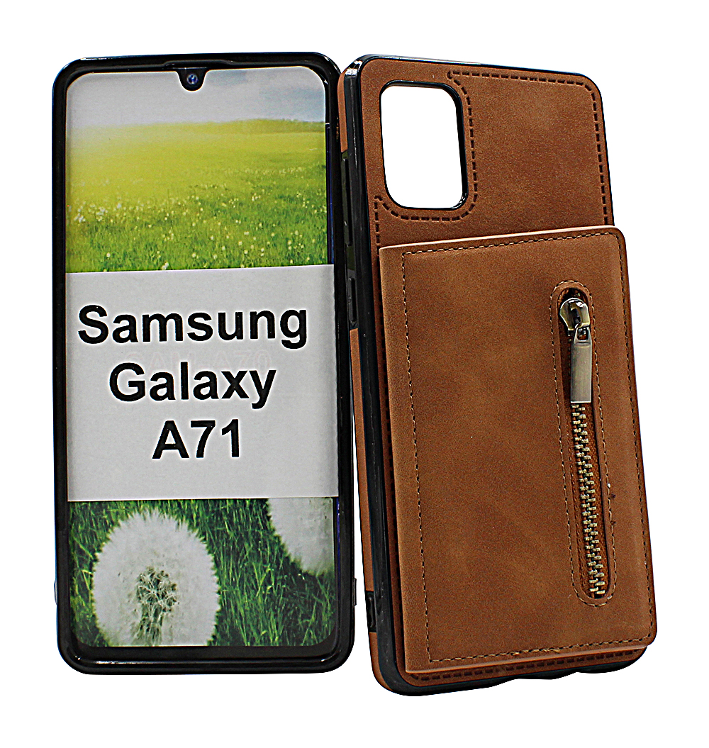 Zipper CardCase deksel Samsung Galaxy A71 (A715F/DS)