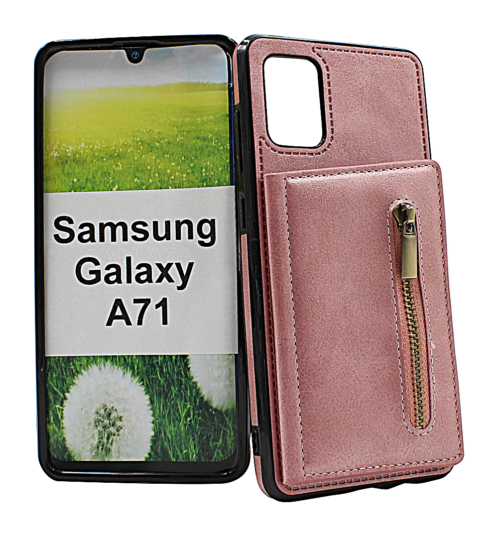 Zipper CardCase deksel Samsung Galaxy A71 (A715F/DS)