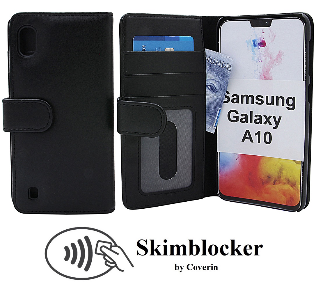 Skimblocker Lommebok-etui Samsung Galaxy A10 (A105F/DS)