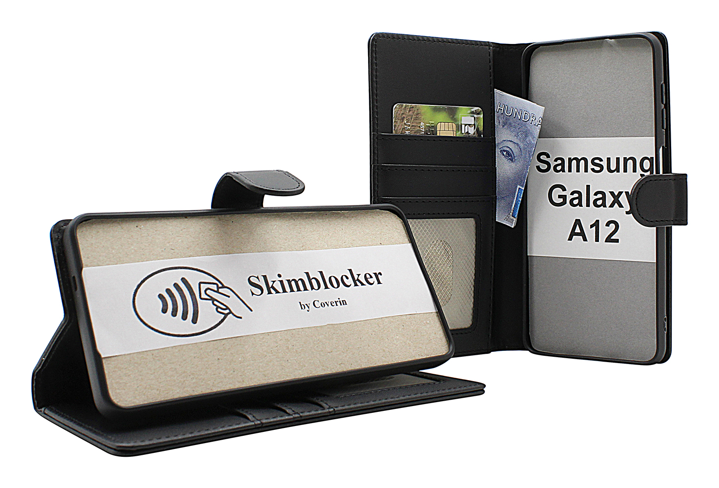 Product Image for Skimblocker Samsung Galaxy A12 Lommebok Deksel