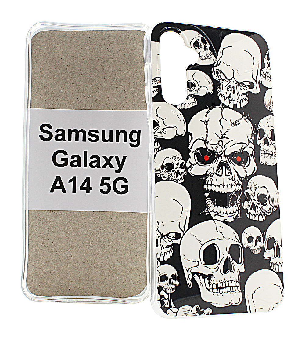 TPU Designdeksel Samsung Galaxy A14 4G / 5G