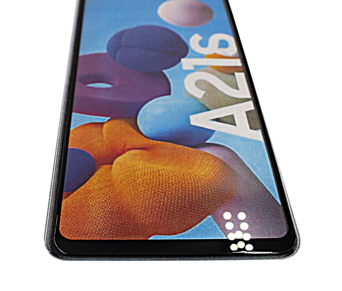 Full Frame Skjermbeskyttelse av glass Samsung Galaxy A21s (A217F/DS)
