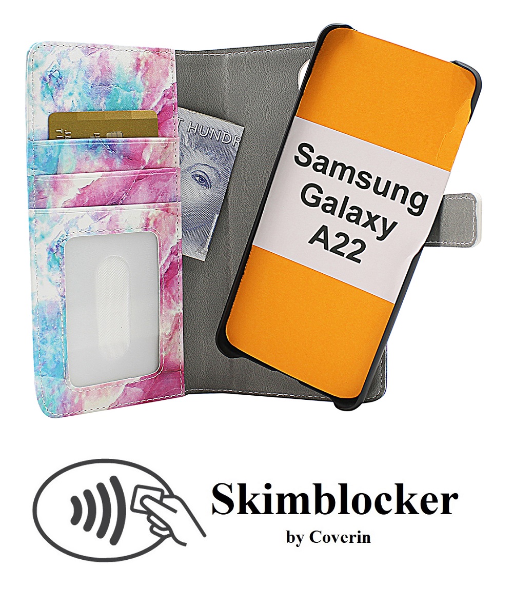 Skimblocker Magnet Designwallet Samsung Galaxy A22 (SM-A225F/DS)