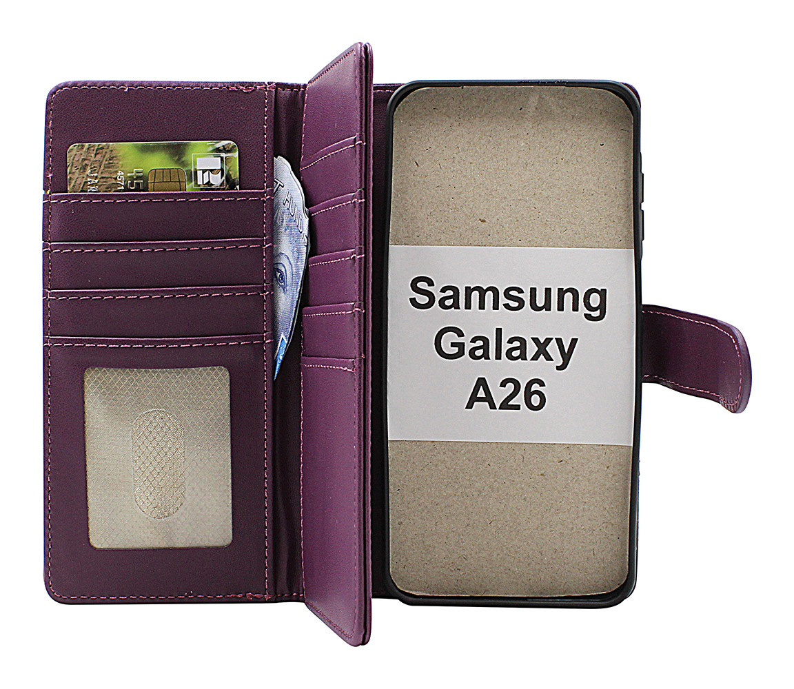 Skimblocker Samsung Galaxy A26 XL Lommebok Deksel