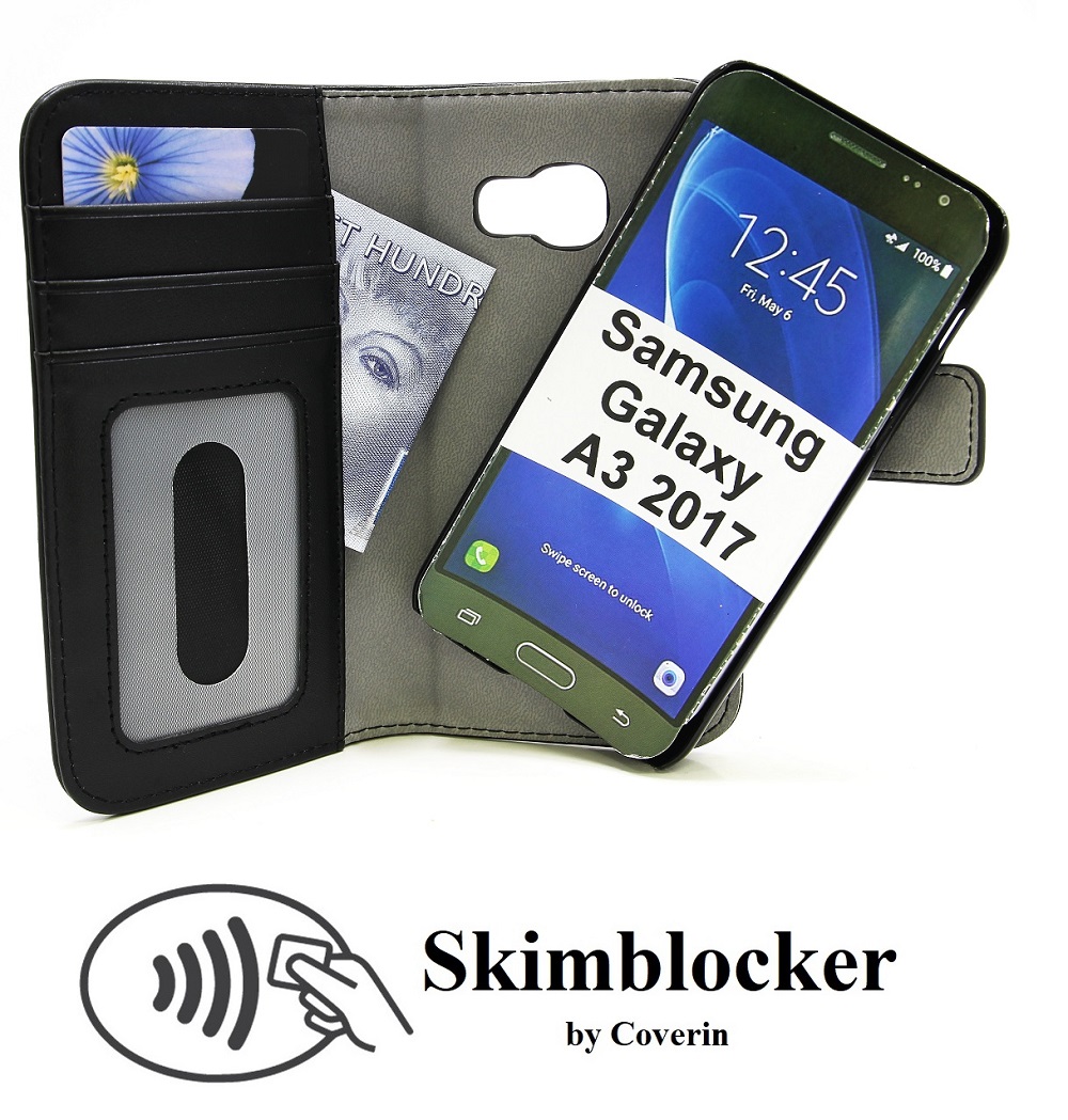 Skimblocker Magnet Wallet Samsung Galaxy A3 2017 (A320F)