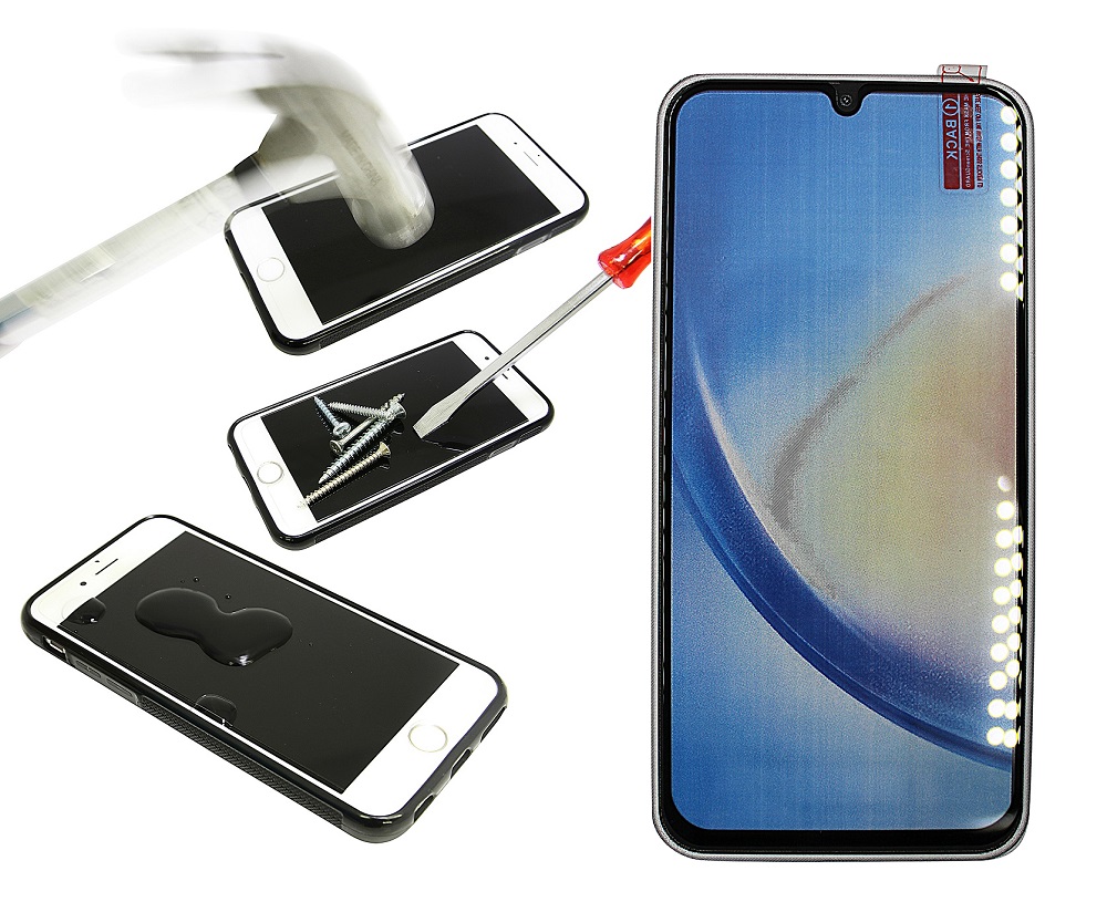 Full Frame Skjermbeskyttelse av glass Samsung Galaxy A34 5G