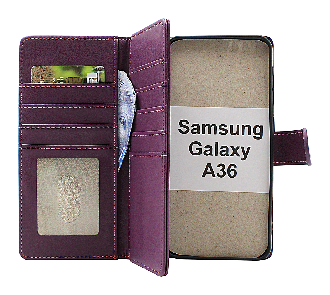 Skimblocker Samsung Galaxy A36 XL Lommebok Deksel