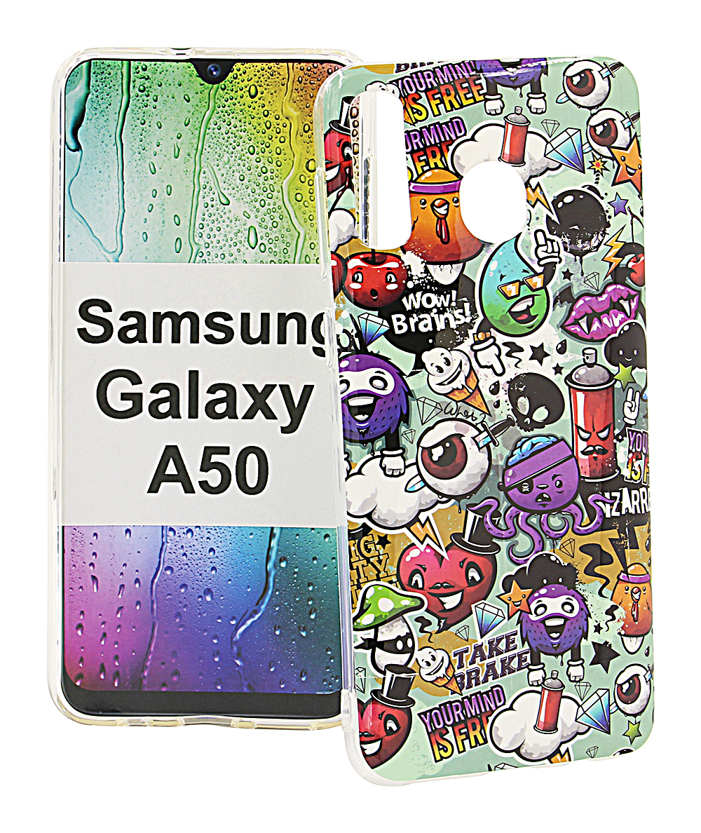 TPU Designdeksel Samsung Galaxy A50 (A505FN/DS)