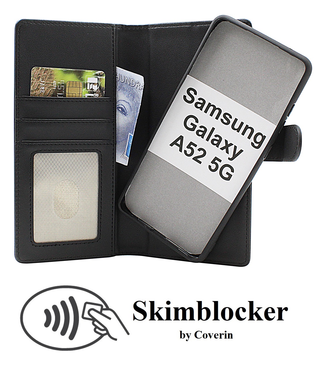 Product Image for Skimblocker Samsung Galaxy A52 5G/A52s 5G Magnet Lommebok Deksel
