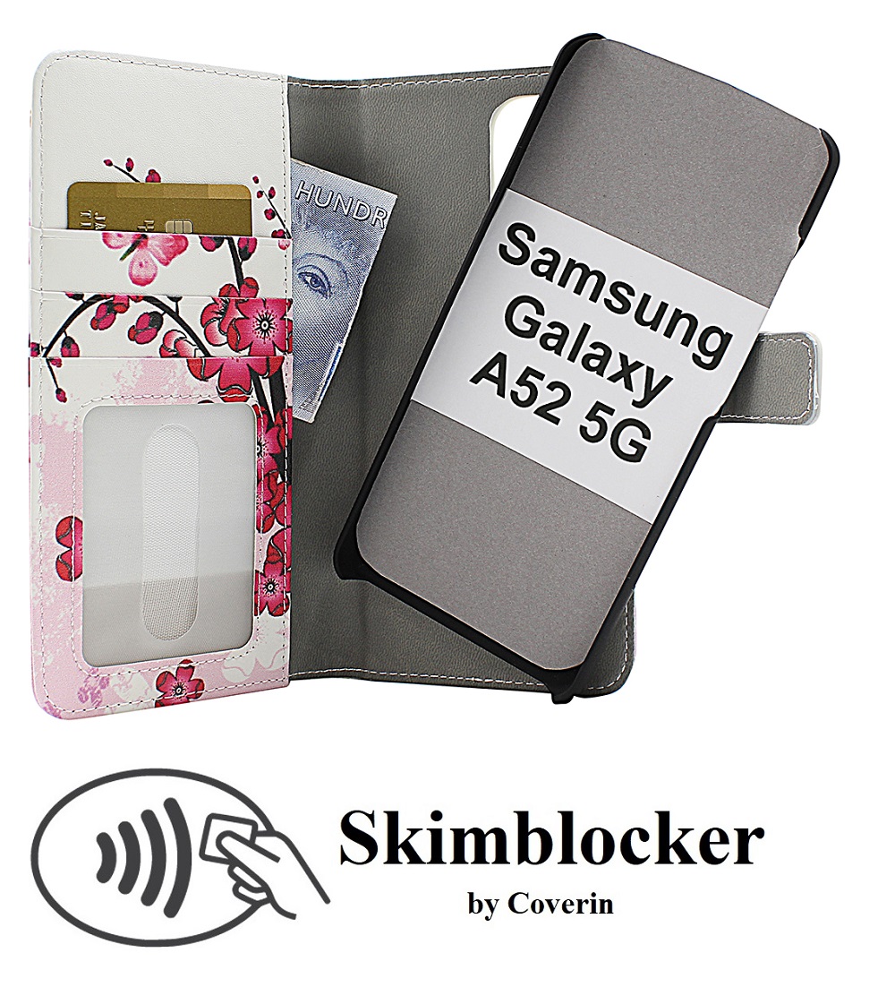 Skimblocker Magnet Designwallet Samsung Galaxy A52 / A52 5G / A52s 5G