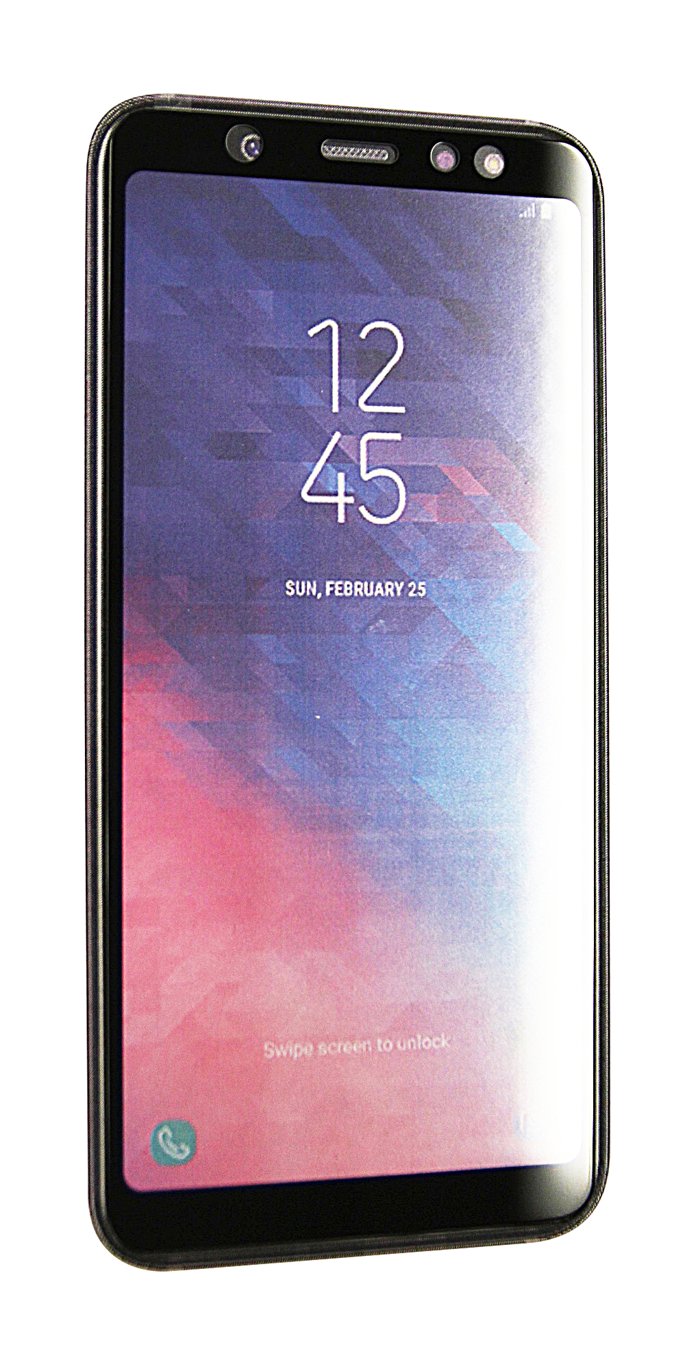 Full Frame Glassbeskyttelse Samsung Galaxy A6 Plus 2018 (A605FN/DS)