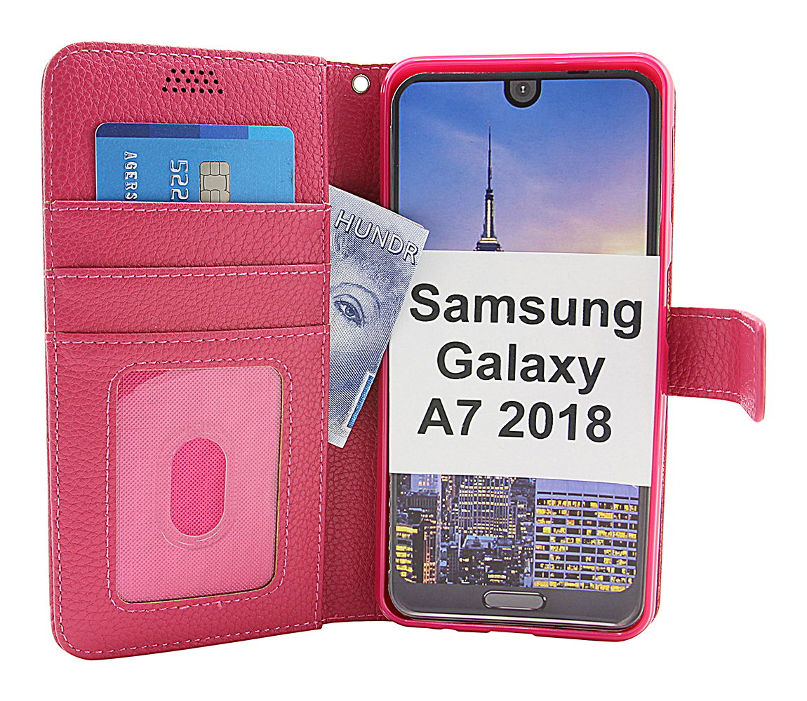New Standcase Wallet Samsung Galaxy A7 2018 (A750FN/DS)