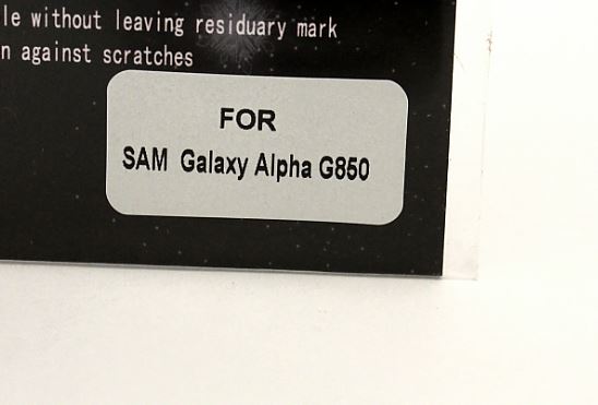 Skjermbeskyttelse Samsung Galaxy Alpha (G850F)