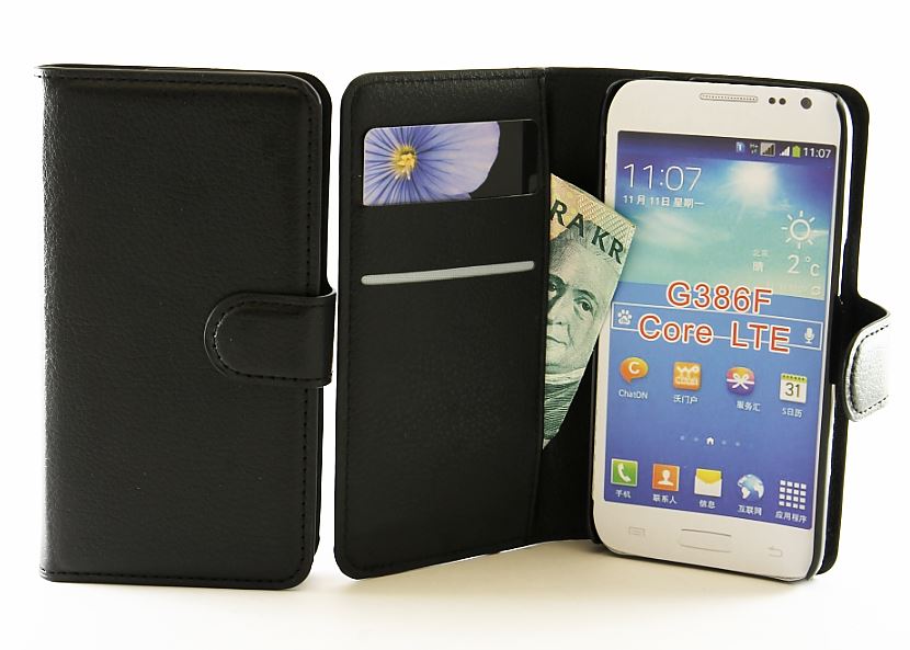 Exklusiv Standcase Wallet Samsung Galaxy Core LTE (G386)