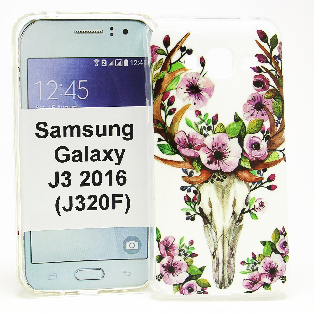 TPU Designdeksel Samsung Galaxy J3 2016 (J320F)