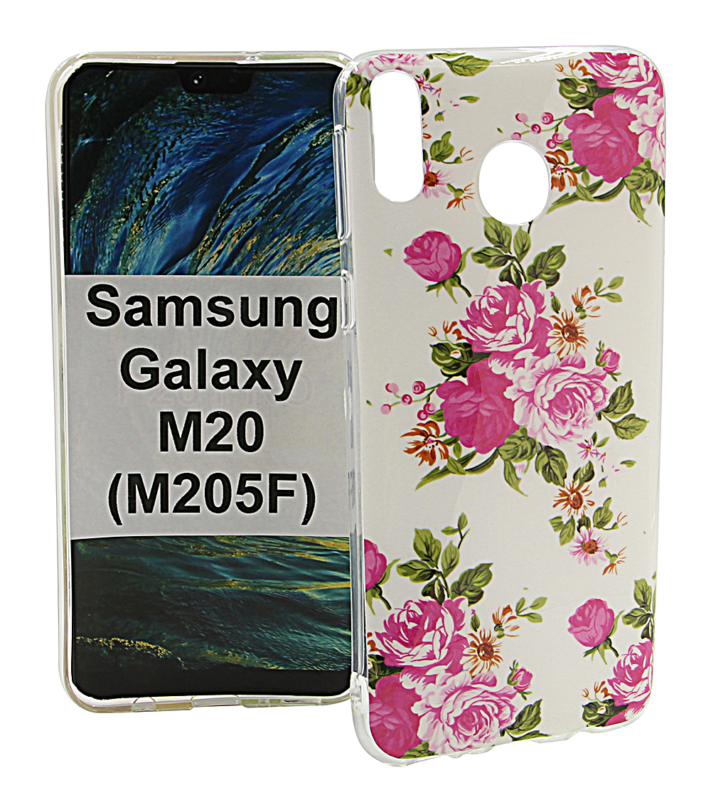 TPU Designdeksel Samsung Galaxy M20 (M205F)
