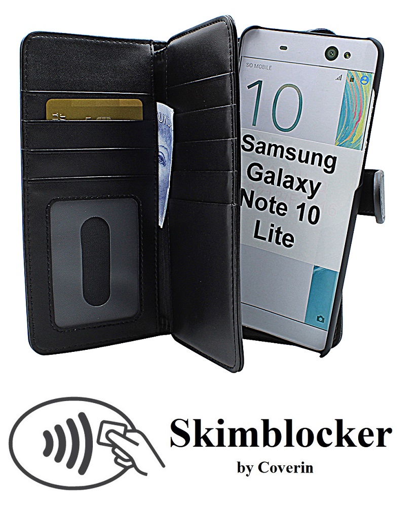 Skimblocker XL Magnet Wallet Samsung Galaxy Note 10 Lite (N770F)