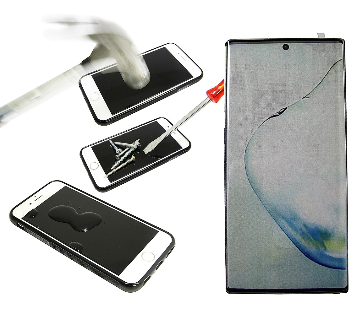 Full Frame Skjermbeskyttelse av glass Samsung Galaxy Note 10 Plus (N975F/DS)