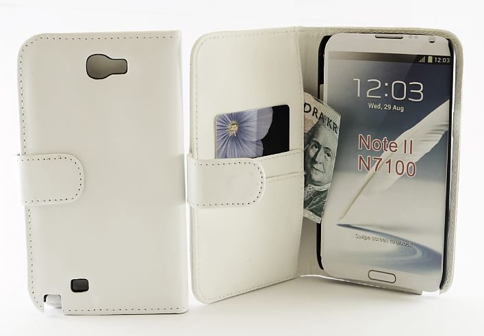 Lommebok-etui Samsung Galaxy Note 2 (N7100)