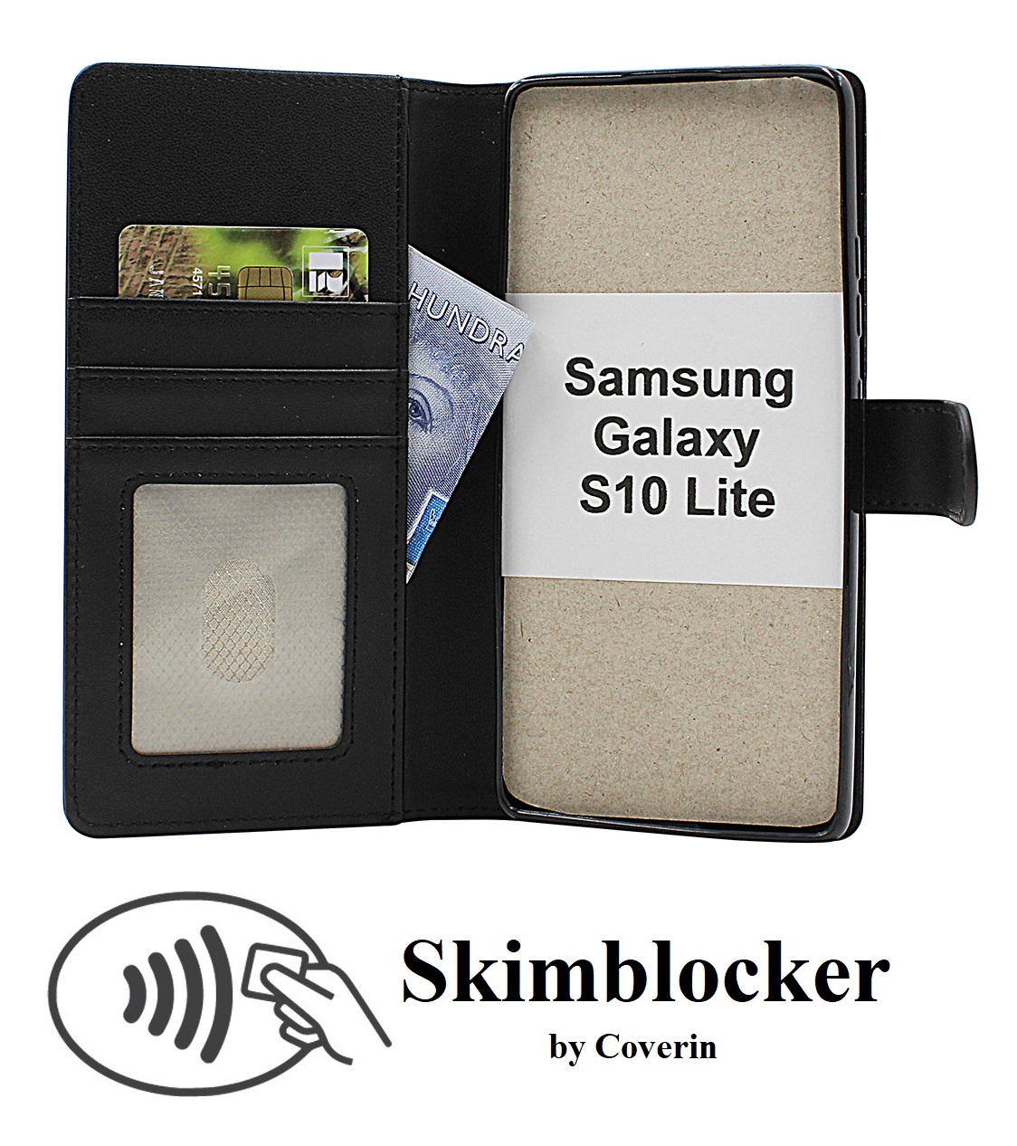Product Image for Skimblocker Samsung Galaxy S10 Lite Lommebok Deksel