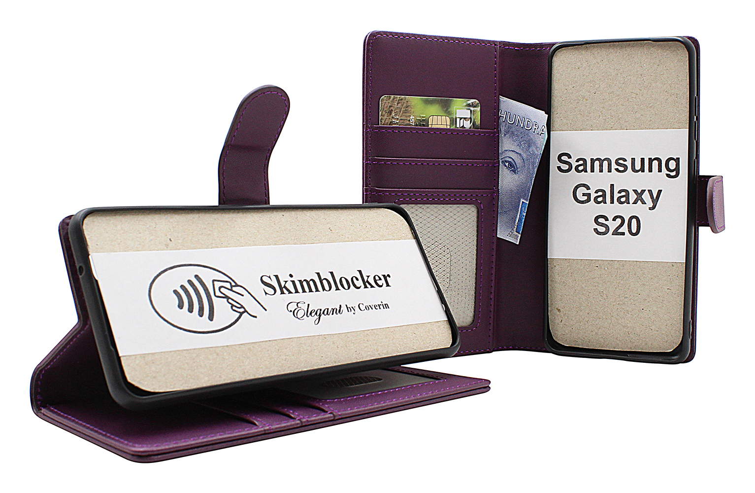 Product Image for Skimblocker Samsung Galaxy S20 (G980F) Lommebok Deksel