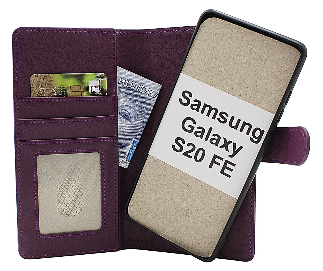 Skimblocker Samsung Galaxy S20 FE 5G Magnet Lommebok Deksel
