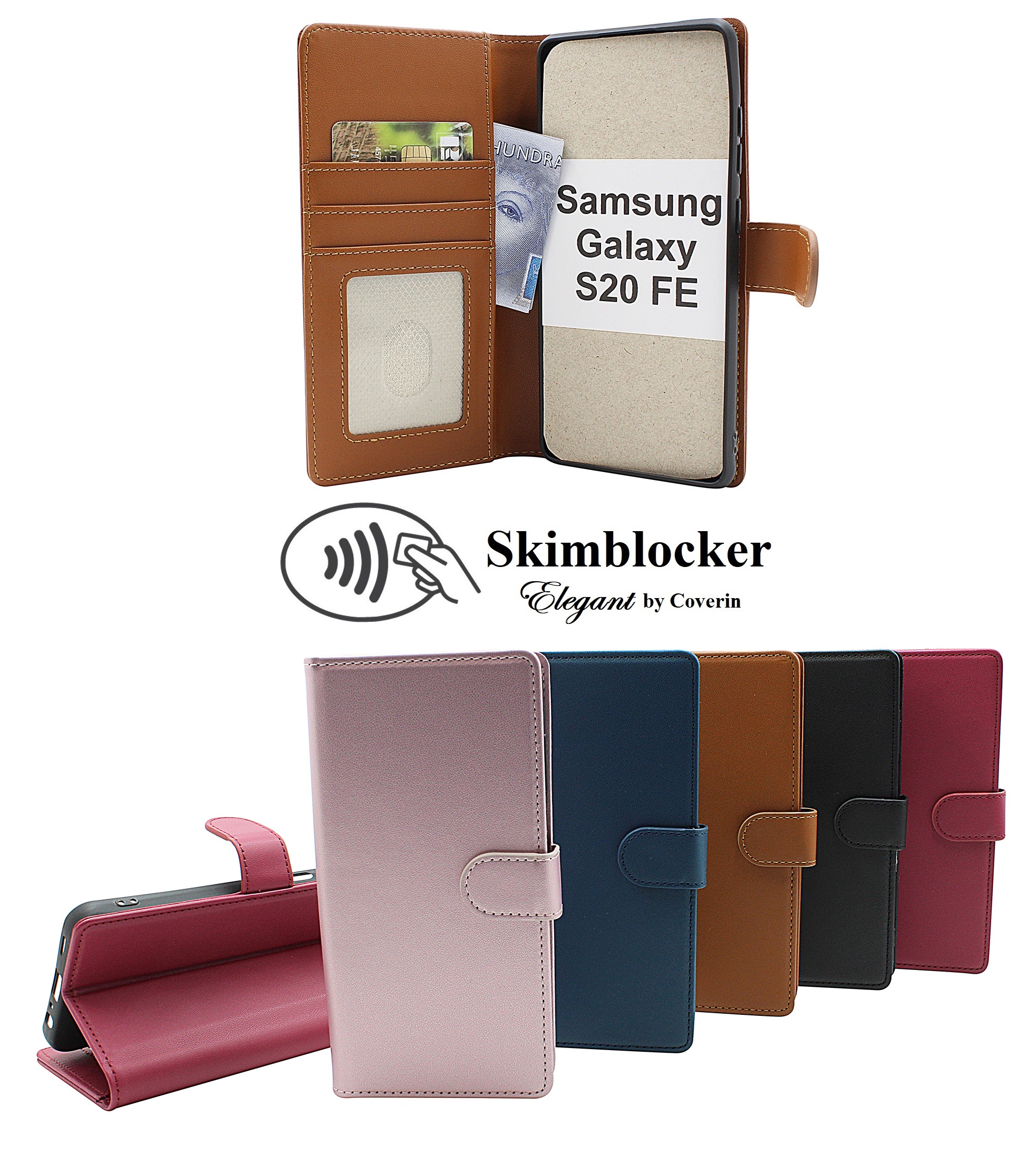 Product Image for Skimblocker Samsung Galaxy S20 FE / S20 FE 5G Lommebok Deksel