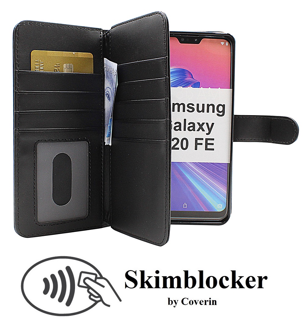 Skimblocker XL Magnet Wallet Samsung Galaxy S20 FE / S20 FE 5G