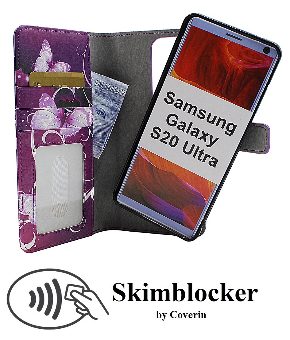 Skimblocker Magnet Designwallet Samsung Galaxy S20 Ultra (G988B)