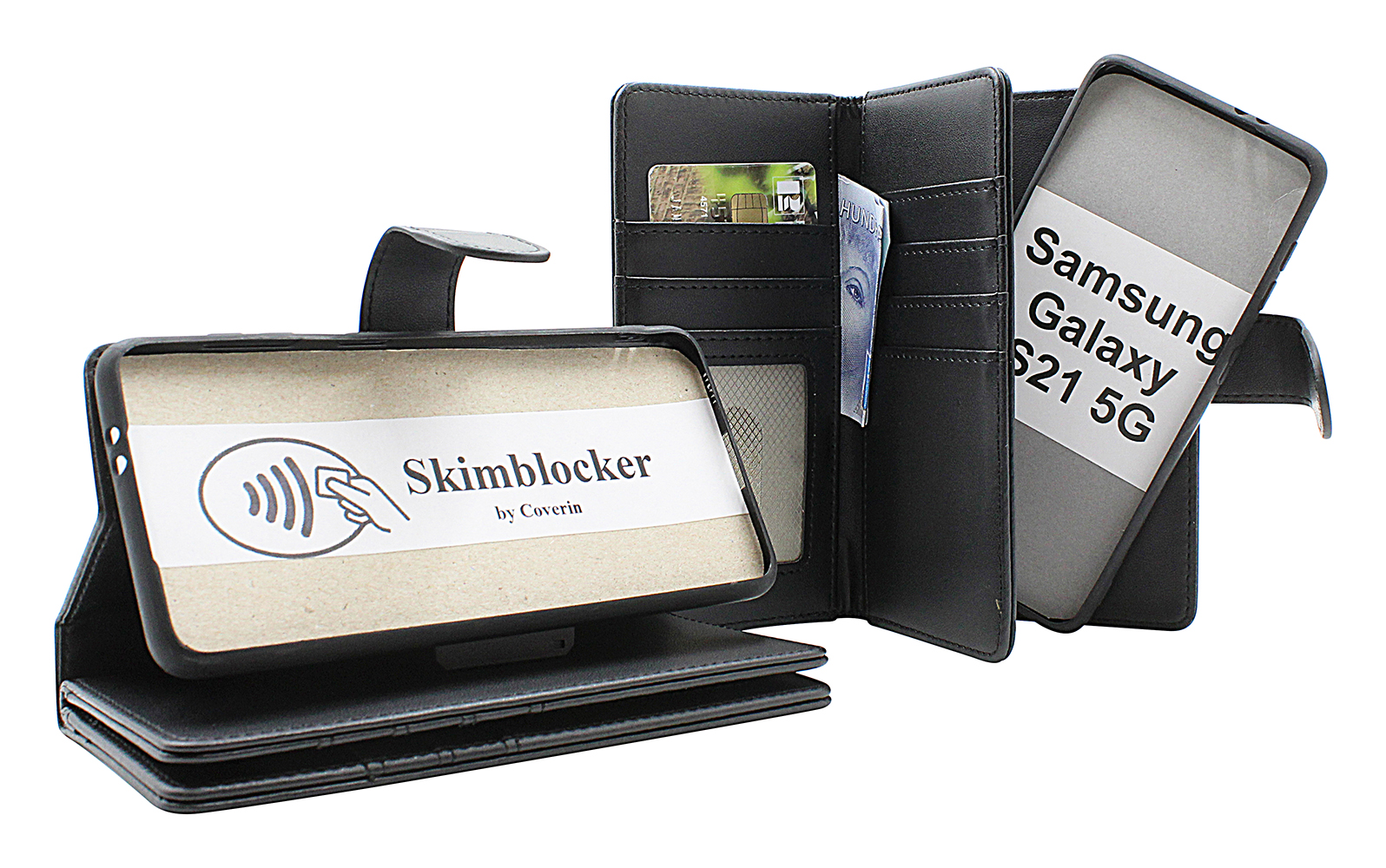Product Image for Skimblocker Samsung Galaxy S21 5G XL Magnet Lommebok Deksel