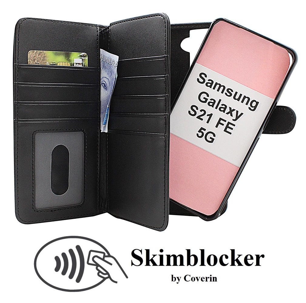 Skimblocker XL Magnet Wallet Samsung Galaxy S21 FE 5G