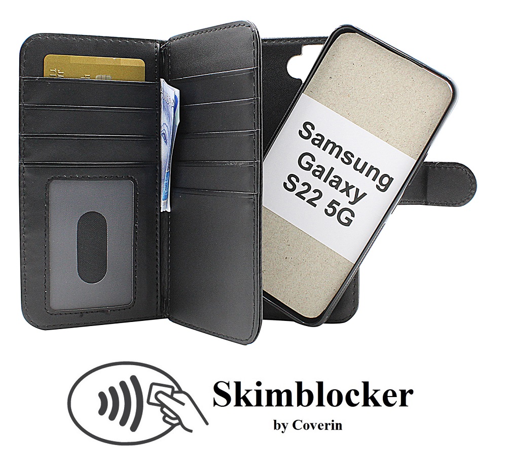 Skimblocker XL Magnet Wallet Samsung Galaxy S22 5G