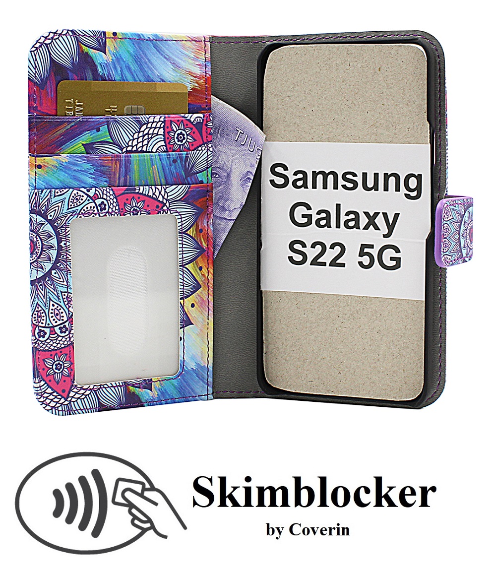 Skimblocker Magnet Designwallet Samsung Galaxy S22 5G