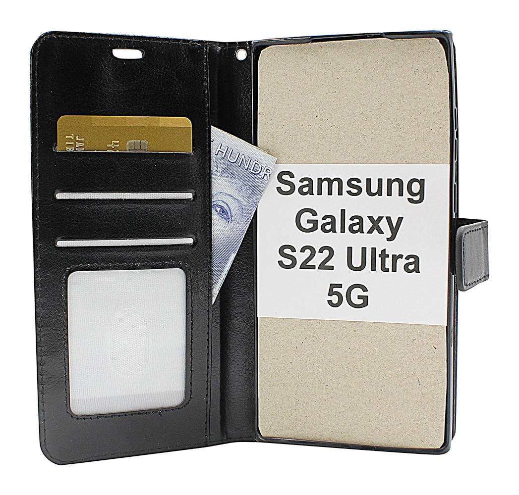 Crazy Horse Wallet Samsung Galaxy S22 Ultra 5G