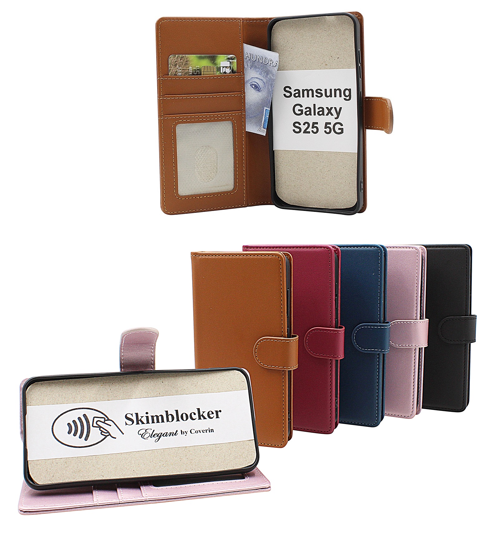 Product Image for Skimblocker Samsung Galaxy S25 Lommebok Deksel