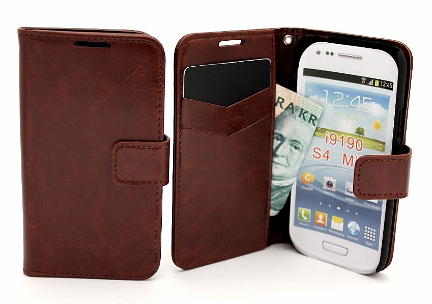 Crazy Horse Wallet Samsung Galaxy S4 Mini (i9190/i9195)