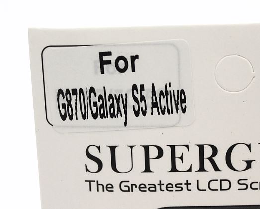 Skjermbeskyttelse Samsung Galaxy S5 Active (SM-G870)